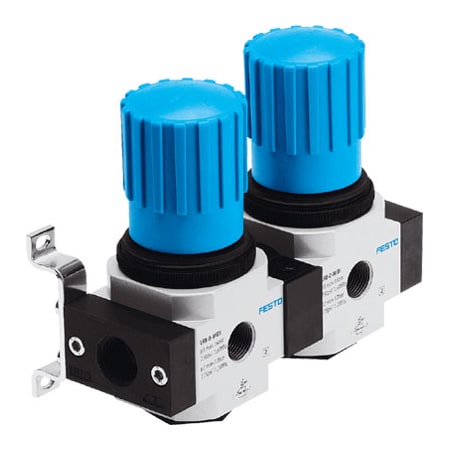 Festo Pressure Regulator Combination LRB-3/8-D-O-K2-MIDI LRB-3/8-D-O-K2-MIDI